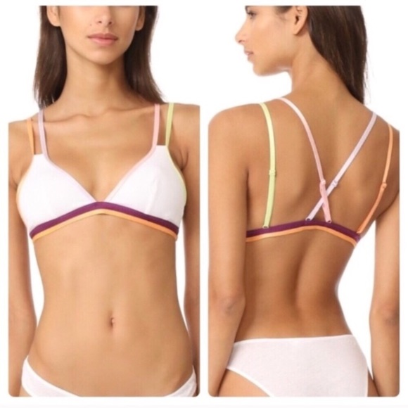 Free People Rainbow Triangle Bralette Bra - Picture 7 of 7